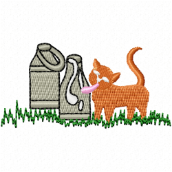 Mice Embroidery Design 2 Mice Embroidery Design 2
